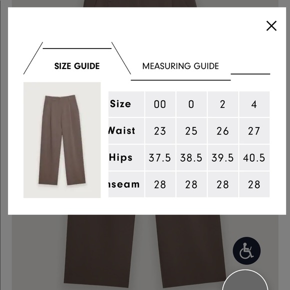 Oak + Fort dusky green straight leg pant | size 4 - Picture 6 of 6